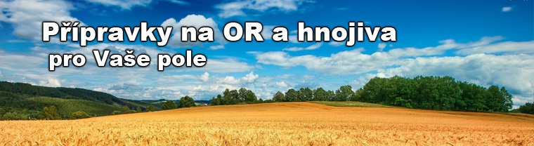 Pesticidy a hnojiva pro Vaše pole